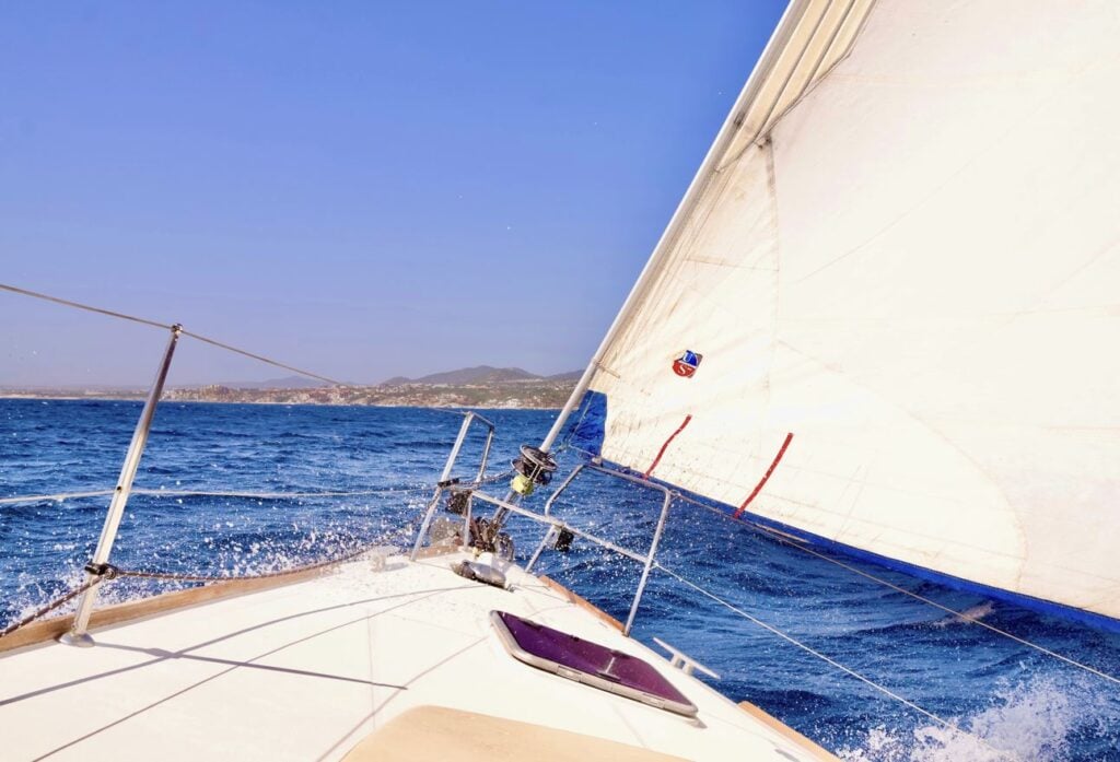 sail boat off los cabos