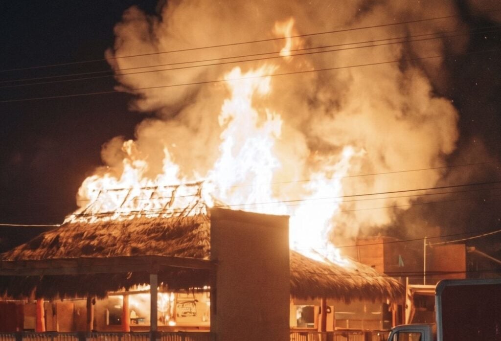 Fires Erupt At 2 Restaurants Near The Tourism Corridor In Los Cabos