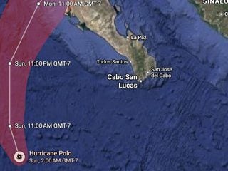 100 Navy Forces Sent To Los Cabos As Hurricane Polo Begins To Impact Region Today