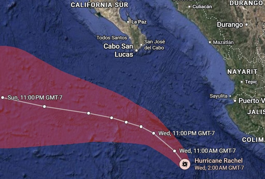 Here's What Travelers Can Expect In Los Cabos From Hurricane Rachel According To Authorities