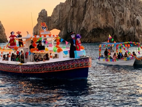 Day of dead boat parade