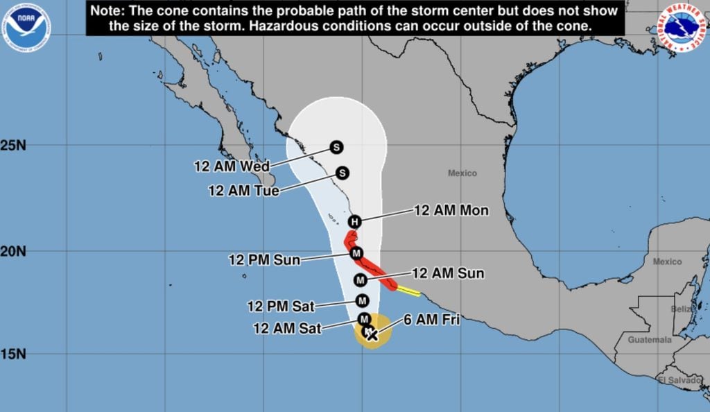 Hurricane Simon Cone